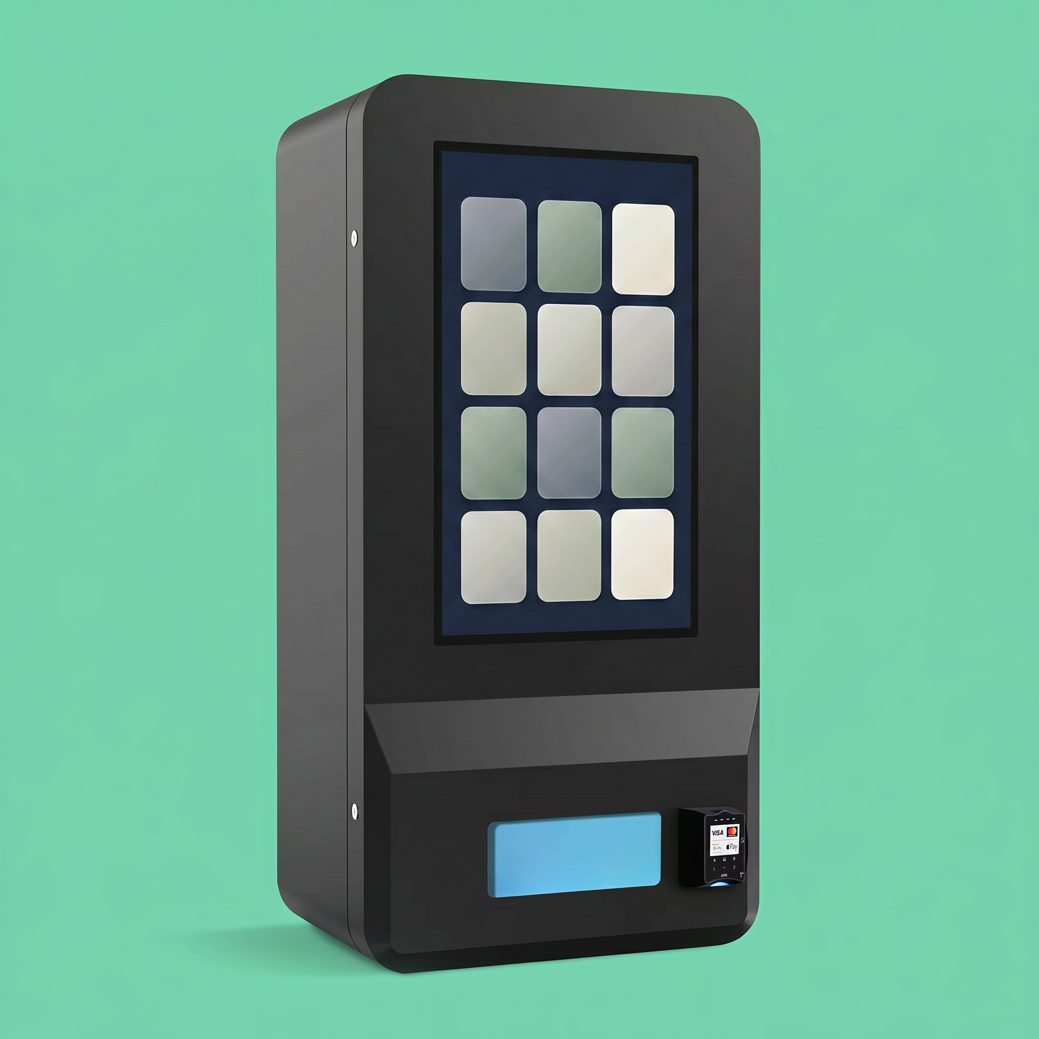Weatherized outdoor-ready automated retail machine